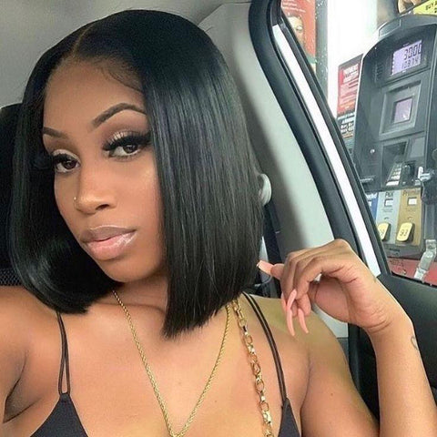 10" lace Closure Virgin Hair glueless Bob unit.  5x5  lace closure, HD  swiss lace , Ready to wear