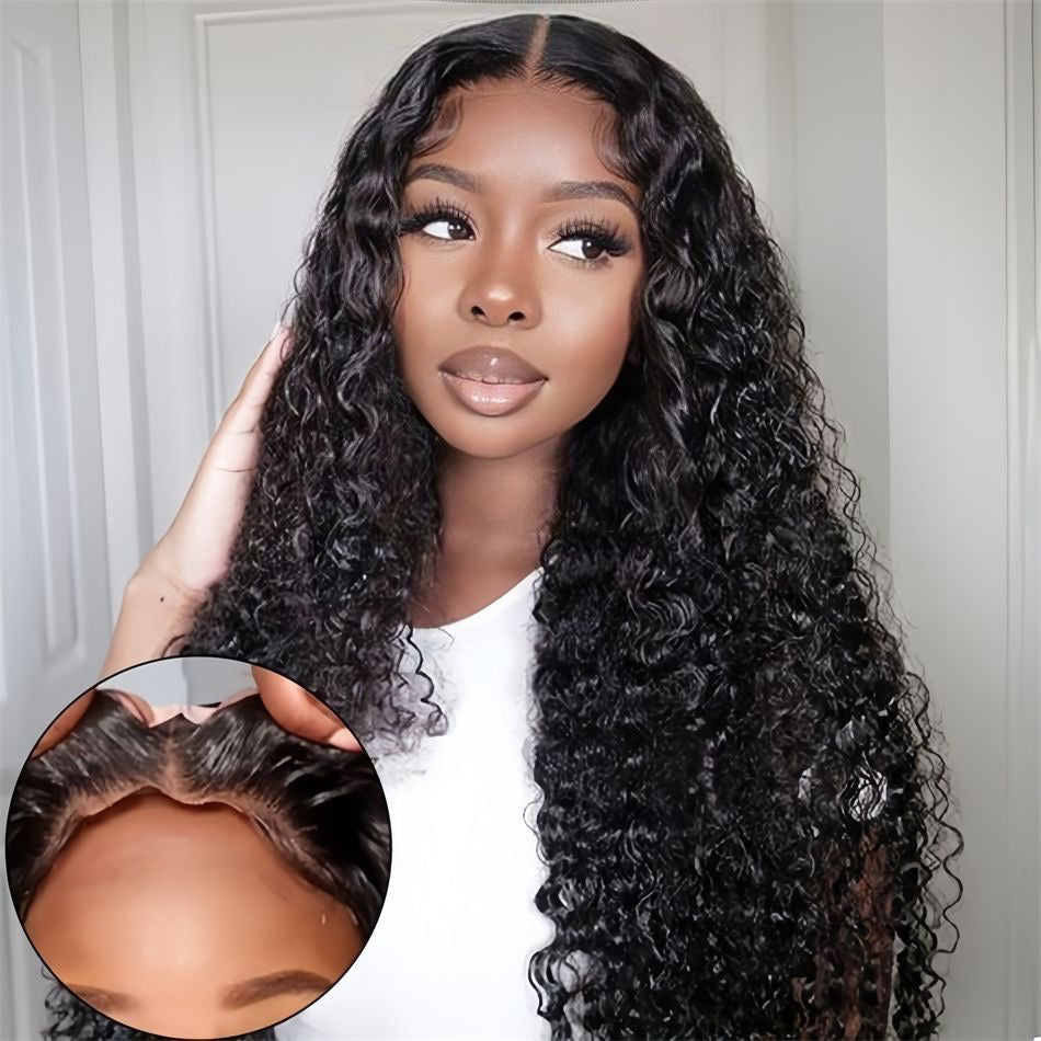 Glueless Ready to wear Tropical curly unit 28” Virgin Human hair