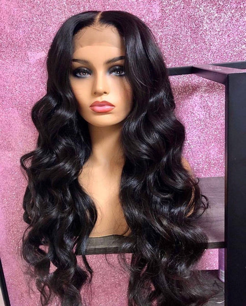 Peruvian loose wave Glue less 24” HD 5X5 unit