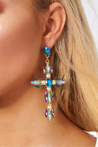 Glam Cross earrings