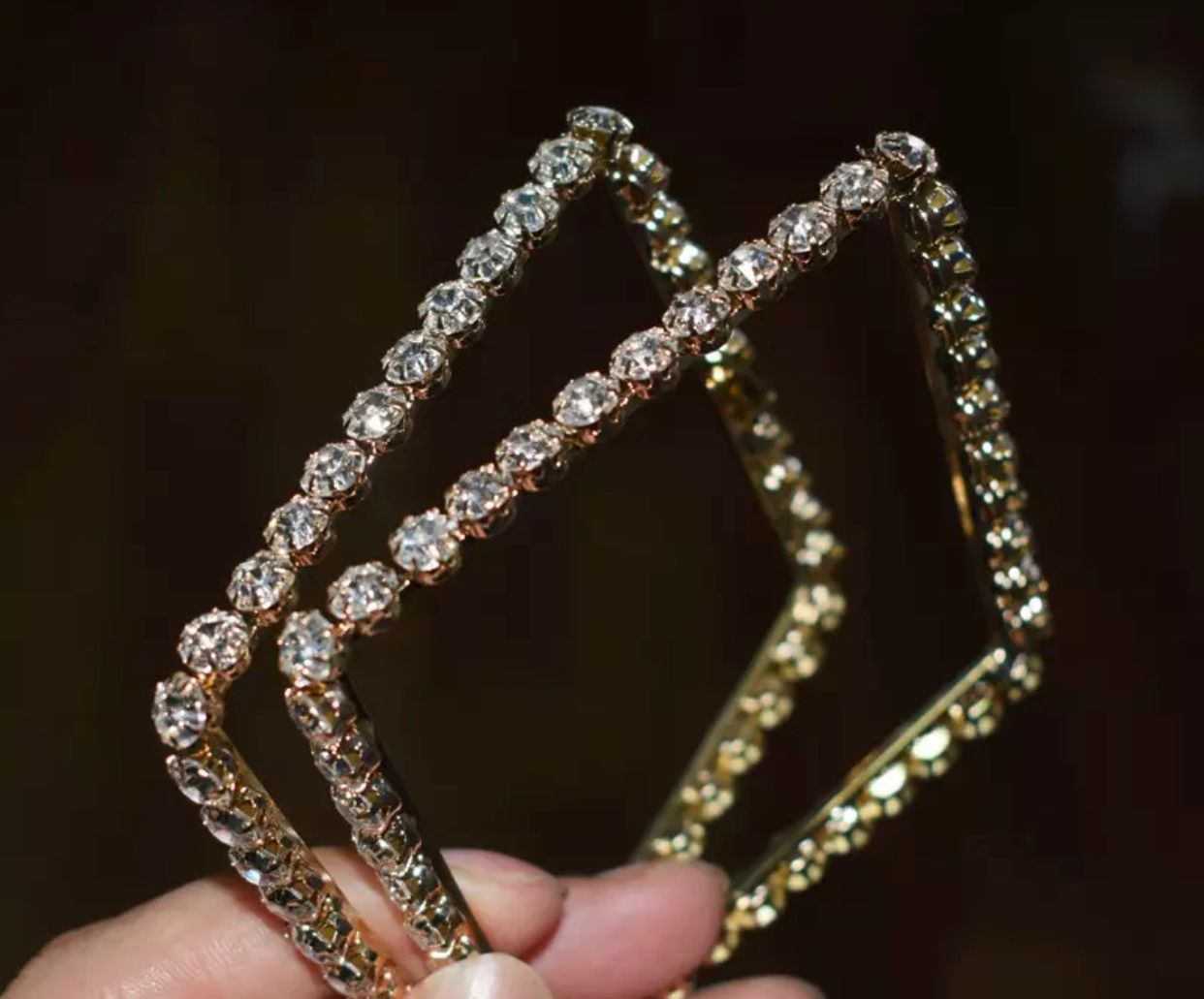Glam Square hoop
