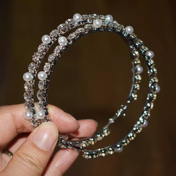 Pearl and Gem hoop